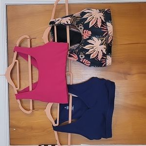 3x Senita Athletics Sports Bras, all sz M